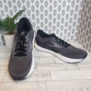 Mens  Brooks Transcend 7 Black Grey  Size 12.5
